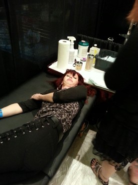 No, Sassy's fine. REALLY!... I'M FINE! 