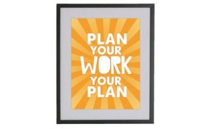 Work your plan