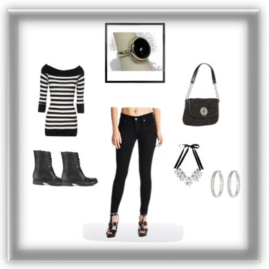 Edgy outfit with a lot of class!